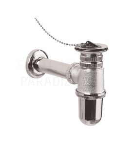 HERZ siphon for sink 1 1/4 x 32 chrome 16301