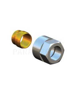 HERZ DE LUXE compression fitting M22x1.5 DN15 (chrome)