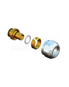 HERZ DE LUXE compression fitting M22x1.5 DN16x2 (chrome)