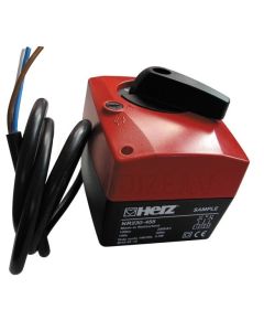 HERZ motors lodveida divceļu vārstiem 230 V, 90°, 3-punktu, 10 Nm, 140 sek.