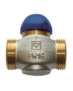 HERZ apgriestas darbības termostata vārsts (normāli ciet) M28x1.5 DN15 Kvs-2.81