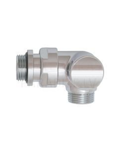 HERZ DE LUXE shut-off valve RL-3 3D, right 1/2' M22x1.5 (white)