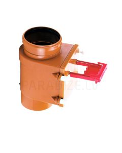Antiflooding valve DN110 vertical, stainless steel valve with floting body and manual closure