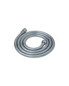 Deep shower hose 2 m, brass with double-lock, chromed
