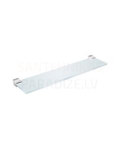 Cubito pure glass shelf, chromed