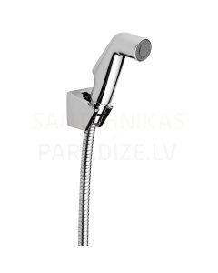 Rio bidet hand shower with stop valve, wall bracket fixed, metal shower hose 1.2 m