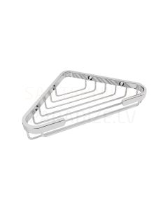 Generic corner grated tray, 150x150, chromed