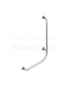 Universum shower handrail, wall-hung, fixed, left, stainless steel