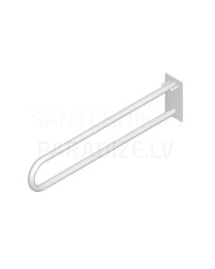 Universum support handrail, wall-hung, fixed, white