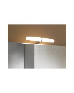 Light horizon new led, ip 44, 1x6w, 390 lm, for plate and mirror mounting