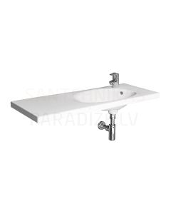 Tigo sink, 1000x385 mm, tap hole on the right side, white