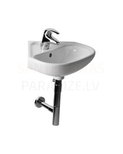 Deep corner small washbasin 55x56