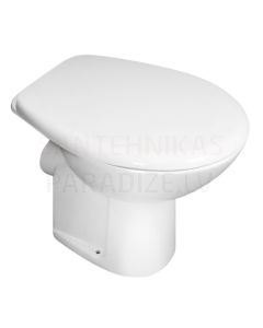 JIKA WC toilet ZETA without toilet seat (horizontal connection)