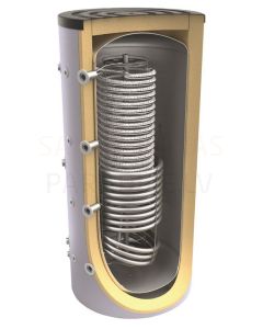 JOULE kombinētā akumulācijas tvertne THERMAL STORE 2.0 BLACK (1 nerūsējošā siltummainis + 1 melns siltummainis)  800 litri vertikāls (7.8+3.0m2)