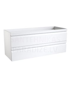 KAME undertop cabinet TERRA 120 (shiny white) 500x1190x450 mm