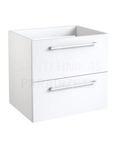 KAME sink cabinet DUET  50 (shiny white) 500x490x380