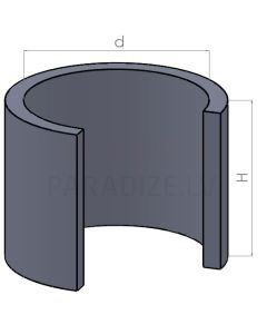 Dzelzsbetona grods KC 10-6 1000 x  590mm  (saliekamais)