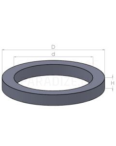 Concrete ring for well KO 5  910 x 700 x  50mm