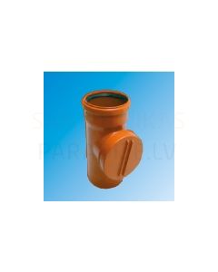 Magnaplast KG oranžā ārējās kanalizācijas revīzija Ø 100 (110) mm PVC