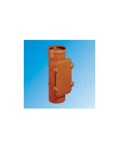 Magnaplast KG oranžā ārējās kanalizācijas revīzija Ø 100 (110) mm PVC