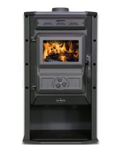 TIM SISTEM wood stove with air heating ČAROBNA 9kW (black)