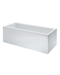 Laufen vanna Pro, 1600x700 mm, ar paneli, kreisā puse, balta akrila