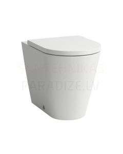 Laufen pods Kartell Rimless, stiprināms uz grīdas, 370x560 mm, universāls izvads, balts