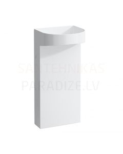 Washbasin Sonar, 410x380 mm, h = 900 mm, matt white SaphirKeramik