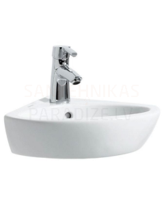Washbasin Pro B, 440x380 mm, corner white LCC