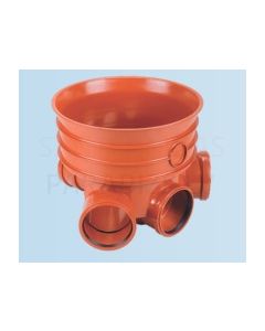 Magnaplast straight manhole base with sealing ring 425/315 type 425