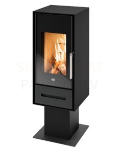 EVA CALOR malkas kamīns-krāsns TERESA 9.5kW (melns)