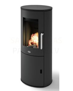 EVA CALOR granulu kamīns-krāsns PATTY 9.5kW (melns)