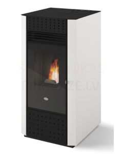 EVA CALOR granulu kamīns-krāsns IRMA 9.2kW (balts)