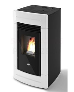 EVA CALOR granulu kamīns-krāsns SOFIA 9.5kW (balts)