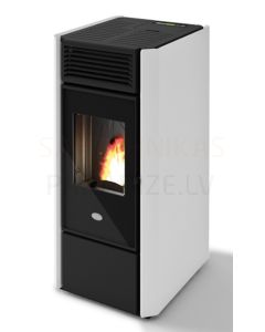 EVA CALOR granulu kamīns-krāsns MILLY 13.8kW (balts)