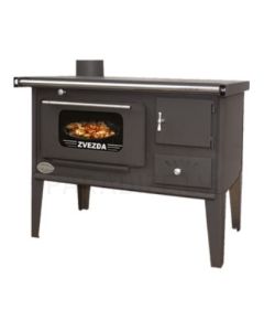 ZVEZDA wood stove with air heating NARODNA SPS 6.1kW