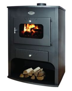 ZVEZDA central heating wood fireplace MAXI VR 15kW