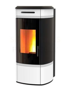 RAVELLI heating pellet fireplace-stove HRV 120 GLOBE (4.9-15.7kW)