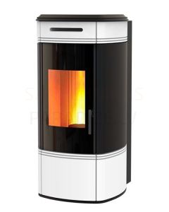 RAVELLI granulu kamīns-krāsns HRV 120 GLOBE (4.9-15.7kW)