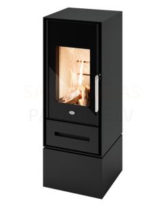 EVA CALOR malkas kamīns-krāsns REGINA 8kW (melns)
