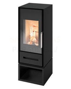 EVA CALOR malkas kamīns-krāsns ARIANNA 8kW (melns)