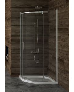 New Trendy dušas kabīne grafīta stikls NEW KOMFORT  90x90x195