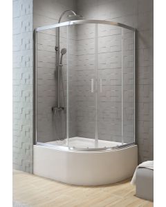 New Trendy dušas kabīne rūdīts stikls NEW VARIA 100x80x165