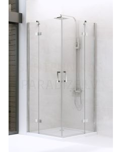 New Trendy dušas kabīne rūdīts stikls NEW RENOMA  80x80x195