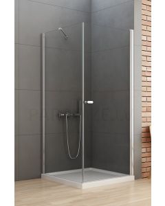 New Trendy shower enclosure D-0142A/D-0088B-WP tempered glass NEW SOLEO 100x90x195