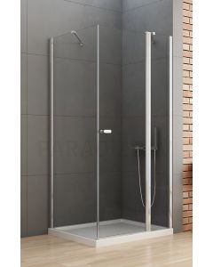 New Trendy shower enclosure K-0405 tempered glass NEW SOLEO 120x100x195