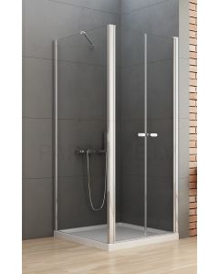 New Trendy shower enclosure D-0146A/D-0092B-WP tempered glass NEW SOLEO 100x90x195