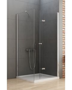 New Trendy shower enclosure D-0154A/D-0088B tempered glass NEW SOLEO P 100x90x195