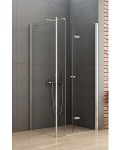 New Trendy dušas kabīne rūdīts stikls NEW SOLEO PLUS L 100x100x195