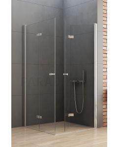 New Trendy shower enclosure D-0150A/D-0153A tempered glass NEW SOLEO 100x90x195